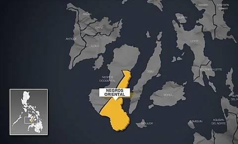 Map of Negros Oriental