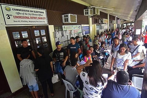 Comelec-Davao logs 107K voter registrations from Oct 2025-Feb 14