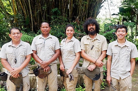 The birdkeepers - Adriano Ocsales, Jessie Mahinay, Lohwana Halaq, Dominic Tadena & Anfrei Flores. (Photo by Jinggoy I. Salvador)