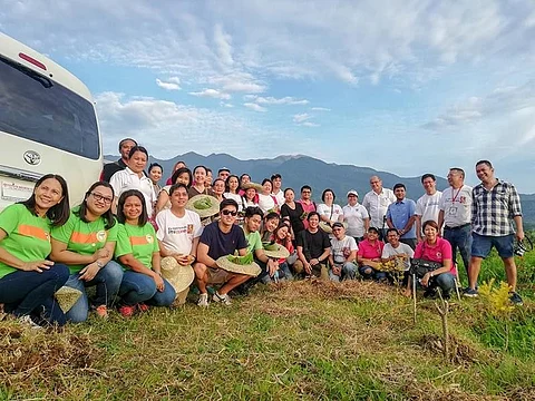 NEGROS. Fifty participants composed of travel operators, tour guides, bloggers, media and farm tourism stakeholders join the first farm tourism familiarization tour to the various agri-tourism sites of Bago last September 4. (Photo by Ruel Cadigap)