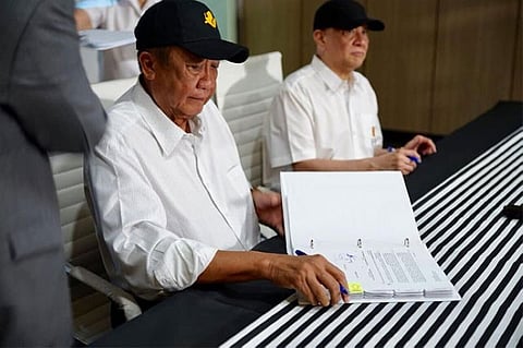 MANILA. Department of Transportation Secretary Arthur Tugade approved on September 18, 2019 the Notice to Proceed for San Miguel Aerocity Inc. to commence construction of the Bulacan International Airport. (Photo from DOTr)