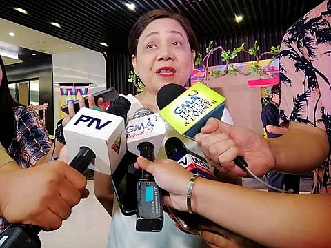 DAVAO. Senator Cynthia Villar answering questions from Davao press during the Date Expo last September 26, 2019 at the SMX Convention Center. (Ralph Lawrence G. Llemit)