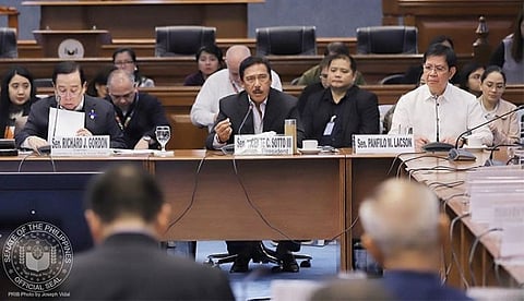 MANILA. Senate hearing on the GCTA controversy. (Photo from Senate of the Philippines Facebook page)