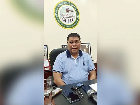 Negros Occidental Acting Governor Jeffrey Ferrer. (File photo)