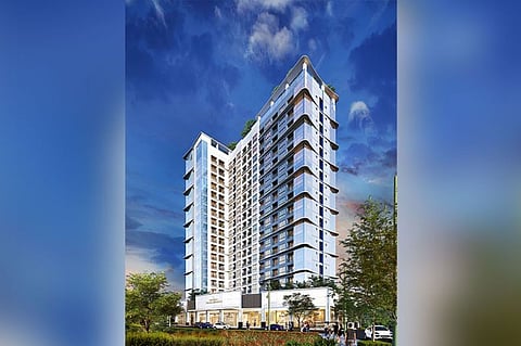 PERSPECTIVE. The Pearl Global Residences will rise near the road leading to the historic Lapu-Lapu Shrine and will offer its owners panoramic views of Cebu's mountains, the Magellan Bay, Hilutungan Channel and nearby islands. (Contributed photo)