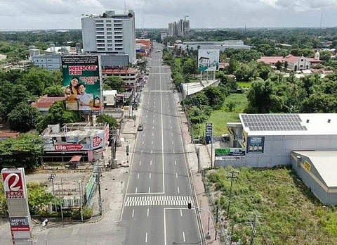 Bacolod City aerial view
