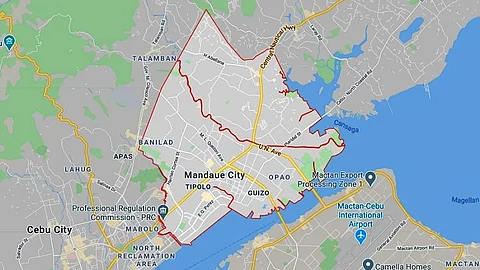 Mandaue City map.