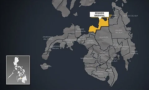 Misamis Oriental map. (File photo) 