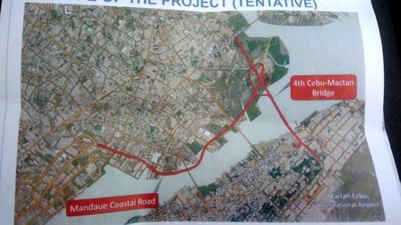 CEBU. An image of the proposed Cebu-Mactan Bridge and Coastal Road Construction Project from the Jica survey team. (File Photo)