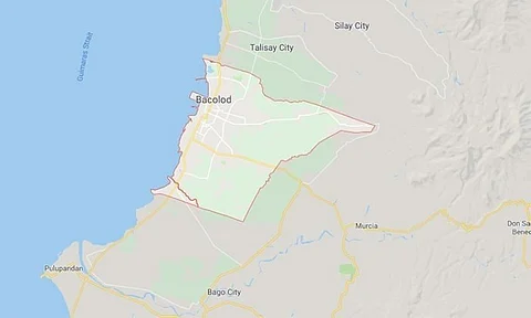 Bacolod City map.