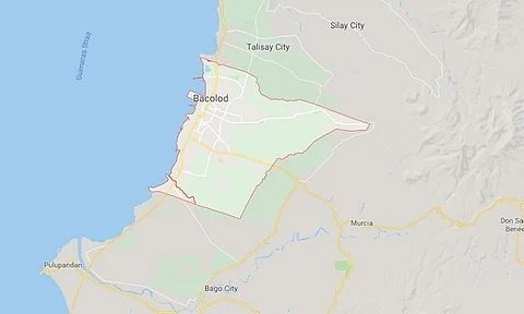 Bacolod City map.