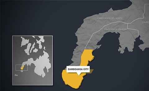 Zamboanga City map.