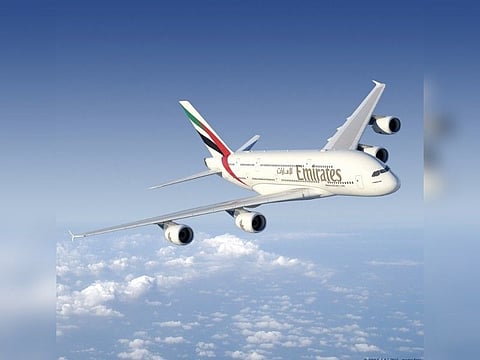 Emirates A380. (Contributed photo)
