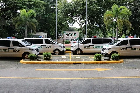 DONATION. NGCP's donation of ambulances to four more hospitals. (NGCP)