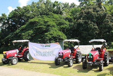 ZAMBOANGA. The Department of Agriculture provides some P36.5 million worth of farm equipment to boost the production of rice farmers in Zamboanga Sibugay. A photo handout shows two among the equipment the DA distributed to the farmer-beneficiaries. (SunStar Zamboanga)