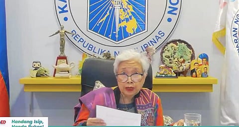 Photo from DepEd video