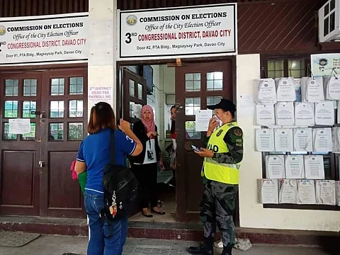 Comelec-Davao closes for disinfection
