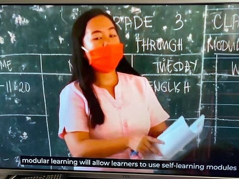 (Screenshot from DepEd TV)