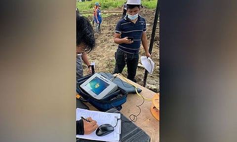 DAVAO. Current phase of the construction is computer aided and machinery reliant for accuracy. (Contributed photo)