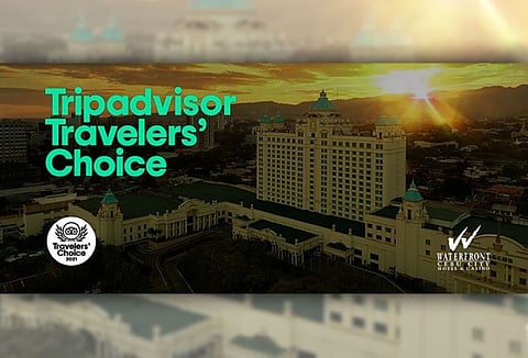 Waterfront Cebu wins Tripadvisor Travelers' Choice Award