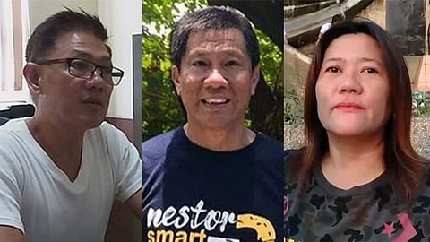 CEBU. Cebu City Councilors Eugenio Gabuya Jr. and Nestor Archival, and Grace Luardo of the Department of Public Services. (File photos)