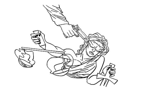 Editorial art by Enrico Santisas