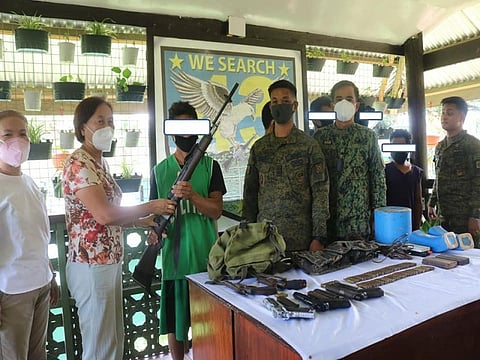 5 ex-rebels surrender in Northern Samar