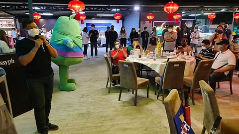 CLARK IS IT. Clark Development Corporation President and CEO Manuel Gaerlan briefs members of the media on the continued growth and development of the Clark Freeport Zone despite the ongoing pandemic, during Wednesday's CDC Media Fellowship Night at Creekside Bar, Midori Hotel, Clark. (Chris Navarro)