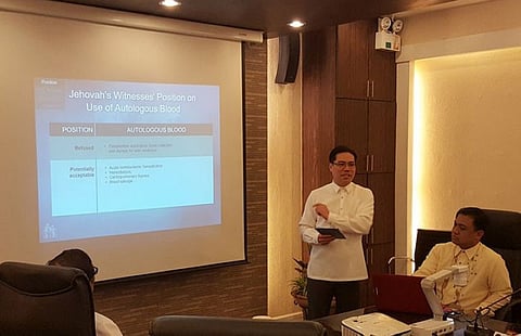 A presentation was conducted by the Hospital Information Representatives of Jehovah's Witnesses at the Vicente Sotto Memorial Medical Center in Cebu City on March 2, 2020. It was attended by the executive committee of the hospital. Even during the pandemic, the Witnesses continue on their seminars and presentations which are conducted virtually.
