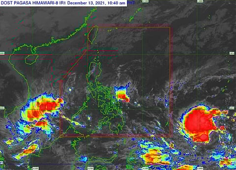 Satellite image from Pagasa