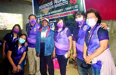 NEGROS. IBP-Negros Occidental officers with tribe chieftain, Richard "Boy" Ampil. (Contributed photo)