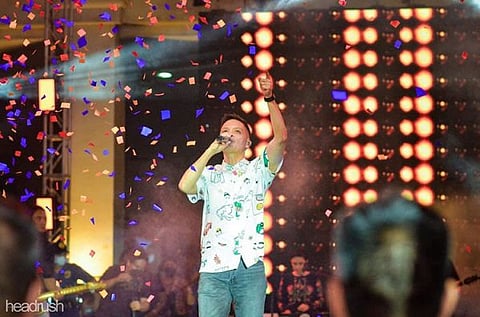 NEGROS. Music icon Bamboo Manalac performed at the concert organized by the Himamaylan City government as a prelude to the Himaya Festival 2022. (Contributed photo)
