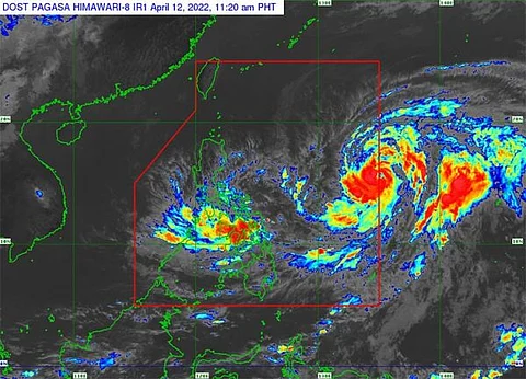Satellite image from Pagasa