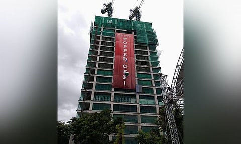 TOPPING OFF.Johndorf Tower offers office spaces from the seventh floor to the 17th floor of the buildings. The tower will also become Johndorf Ventures Corp. regional headquarter. It will be fully completed in the second quarter of 2023./ JONDORF