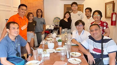 Negros Oriental History & Heritage Society at Cafe Mamia. From left: Architect Ned Carlos of Carlos & Antique Architects, Penn Larena, Sab Descatamento, Kyle Jocson, Portia Nemeno, Architect Horhe Abcede, Gemma Minda Iso, Genesis Dimatulac and Mark Bascos.