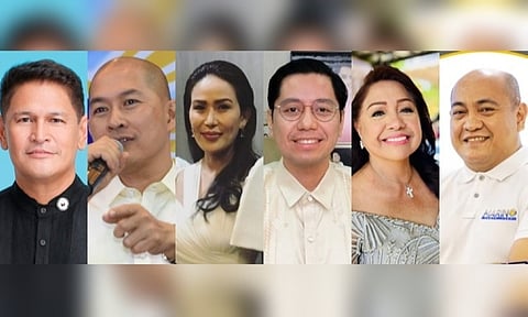 CEBU. (From left) Representatives Raymond Democrito Mendoza and Sonny Lagon; congresswoman-elect Daphne Lagon; Mayor Joyjoy Alegado and Vice Mayor Teresa Alegado; Atty. Colin Rosell. (Contributed/File photos)