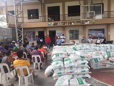 AID TO FARMERS. Mayor Esmie Pineda, MAO personnel and Lubao rice farmers discuss possible programs that can enhance the productivity of the town's agricultural sector. (Contributed photo)
