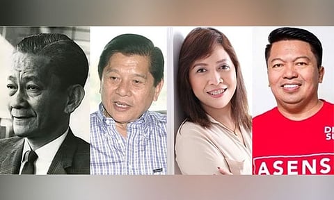 CEBU. (From left) Sergio "Serging" Osmeña Jr., the late Cebu City north congressman Raul del Mar, former Cordova mayor Teche Sitoy-Cho and Cordova Mayor Cesar "Didoy" Suan. (SunStar File/Contributed)