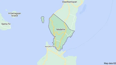 Map of Medellin, Cebu.