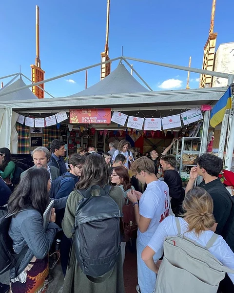 Italians crowded the first day of the food fair. (Contributed)