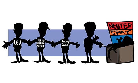 RESPECT LIFE. Local governments must partner with animal welfare activists and the private sector to hold free or subsidized neutering and spaying services to protect animal welfare and prevent the exploding population of cats and dogs that are abandoned to wander in public places and endanger their life and the safety and health of people. (John Gilbert Manantan)