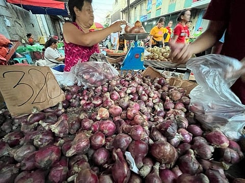 The price of onions in Cebu has dropped. From a high of as much as P700 per kilo for red onions last December, it hovers at P300, as of Wednesday, February 1, 2023. (Amper Campaña)