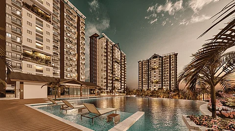 A rendering of the Royal Oceancrest Panglao Island 2 Pool at dusk. (Contributed photo)