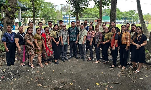 DCNHS. Teachers of Davao City National High School (DCNHS) wore Indigenous People (IP) and Moro-inspired attire at work on Monday, April 3. This is in support to the Davao City Resolution No. 0474-22 and Division Memo No. 073 s. 2023, which requires them to wear it every Monday. CRISTINE S. TUTO/DCNHS