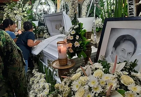 Wake of slain Negros Oriental Governor Roel Degamo (File Photo)