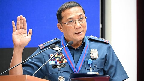 MANILA. Philippine National Police Chief General Benjamin Acorda Jr.