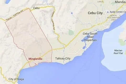 Minglanilla, Cebu. (Google map)