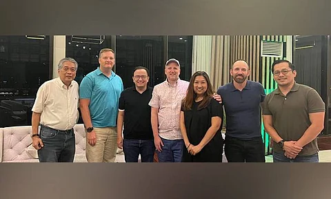 CREATIVE INDUSTRY PLAYERS. Cebu City Vice Mayor Raymond Alvin Garcia (third from left) meets with the chief executive officers of House of Moves, 1913 Media Group and Animation Vertigo on the Creative Entertainment District at Oakridge Business Park on Saturday, July 29, 2023. From left are Caesar Atienza, adviser to the vice mayor on the creative industries, Jared Clayton of 1913 Media Group, Brian Rausch of House of Moves, Marla Rausch of Animation Vertigo, Tony Gerber of 1913 Media Group and Michael Cubos of the Cebu Chamber of Commerce and Industry. / CONTRIBUTED