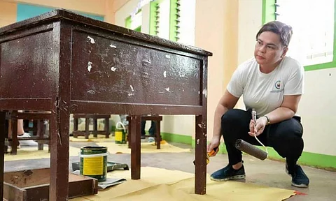 VP Sara joins Brigada Eskwela in far-flung Davao schools