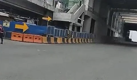 Screenshot from viral video